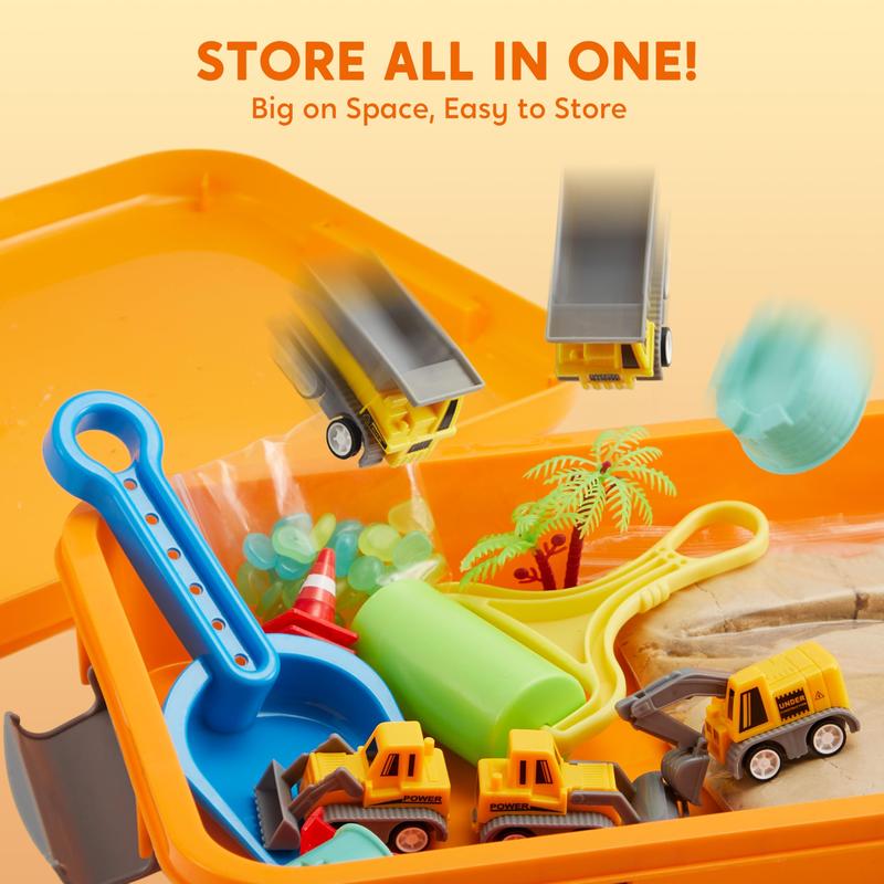 Construction Sensory Bin