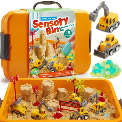 Construction Sensory Bin