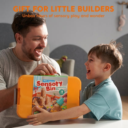 Construction Sensory Bin