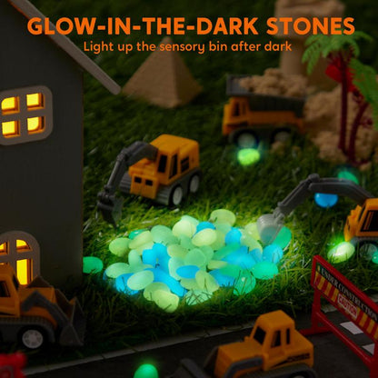 Construction Sensory Bin